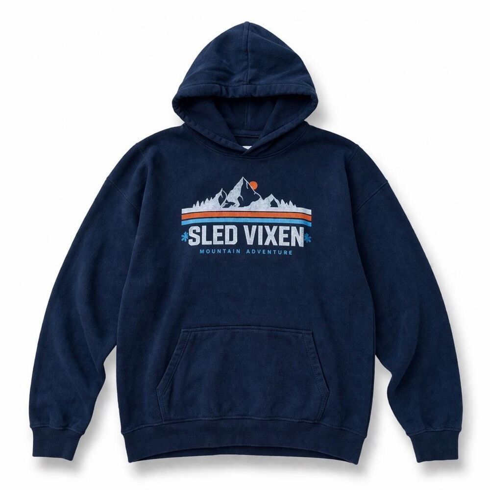 Off Road Vixens Womens Navy Sled Vixen Mountain Adventure Hooded Jacket Size 3XL